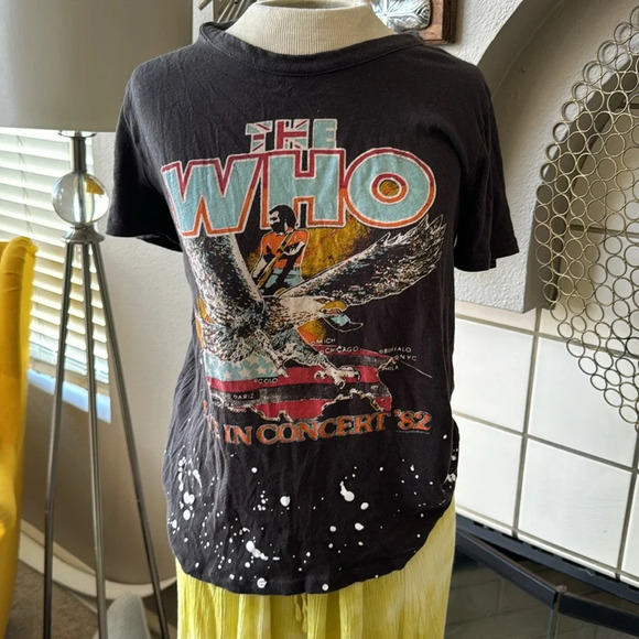 the Who band tshirt by chaser size small EDGY FEMININE - Picture 3 of 9